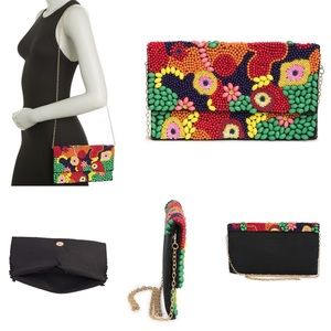 NWOT | Beaded envelope purse